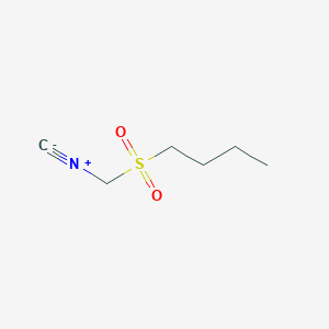 molecular formula C6H11NO2S B12339018 1-[(Isocyanomethyl)sulfonyl]butane CAS No. 36635-64-0