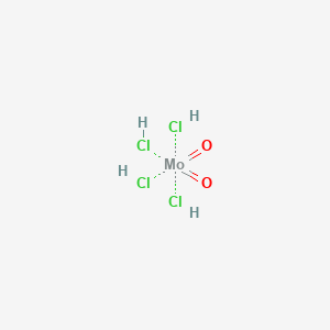 molecular formula Cl4H4MoO2 B1233902 tetrachloridodioxidomolybdate(VI) 
