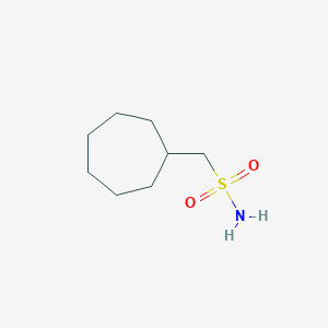 molecular formula C8H17NO2S B12339022 Cycloheptylmethanesulfonamide 