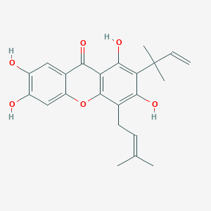 molecular formula C23H24O6 B1233910 Macluraxanthone B 