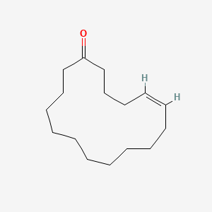 molecular formula C16H28O B1233912 5-Cyclohexadecenone CAS No. 21944-95-6