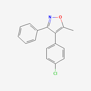 4-(4-Chlorophenyl)-5-methyl-3-phenylisoxazole