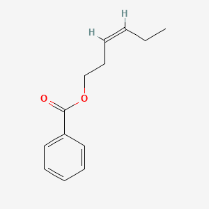 molecular formula C13H16O2 B1233915 反式-3-己烯基苯甲酸酯 CAS No. 25152-85-6