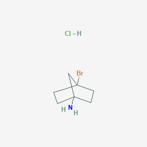 4-Bromonorbornan-1-amine;hydrochloride