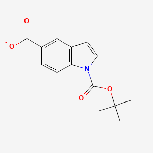 1H-Indole-1,5-dicarboxylic acid, 1-(1,1-dimethylethyl) ester