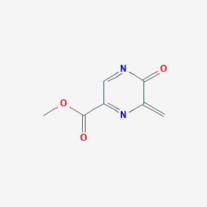 molecular formula C7H6N2O3 B12339231 Methyl 6-methylidene-5-oxopyrazine-2-carboxylate 