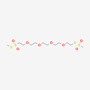 molecular formula C12H26O8S4 B12339273 S-methyl 6,9,12,15-tetraoxa-2,3-dithiaheptadecane-17-sulfonothioate 2,2-dioxide 