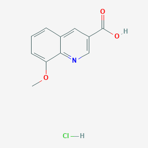 8-methoxyquinoline-3-carboxylic acid;hydrochloride