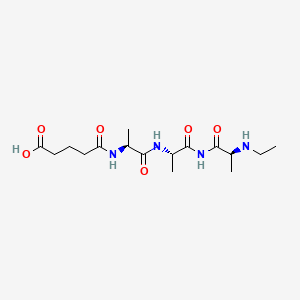 Glutaryl-alanyl-alanyl-alanyl-ethylamide