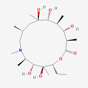 molecular formula C22H43NO7 B12339323 Azithromycin aglycone CAS No. 117693-42-2