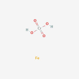 molecular formula CrFeH2O4 B12339359 Dihydroxy(dioxo)chromium;iron 