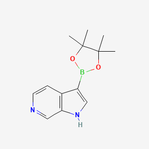 3-(4,4,5,5-tetramethyl-1,3,2-dioxaborolan-2-yl)-1H-pyrrolo[2,3-c]pyridine