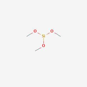 molecular formula C3H9O3Si B1233946 Trimethoxysilane CAS No. 2487-90-3