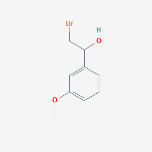 molecular formula C9H11BrO2 B12339484 2-Bromo-1-(3-methoxyphenyl)ethan-1-ol 