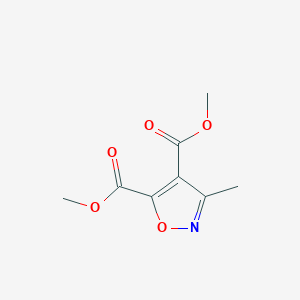 molecular formula C8H9NO5 B12339496 Dimethyl 3-methylisoxazole-4,5-dicarboxylate 