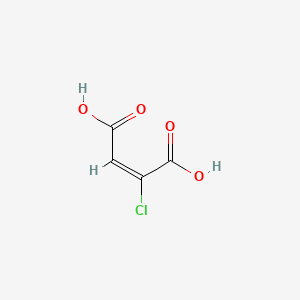 molecular formula C4H3ClO4 B1233951 2-Chloromaleic acid CAS No. 617-43-6