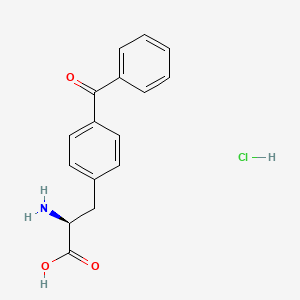 (2S)-2-amino-3-(4-benzoylphenyl)propanoic acid;hydrochloride