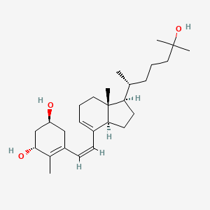 molecular formula C27H44O3 B1233952 1α,25-二羟基-维生素 D3 CAS No. 57102-09-7