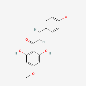 molecular formula C17H16O5 B1233953 2',6'-二羟基-4,4'-二甲氧基查耳酮 CAS No. 94441-99-3