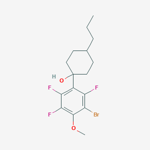 1-(3-Bromo-2,5,6-trifluoro-4-methoxyphenyl)-4-propylcyclohexanol