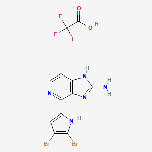 molecular formula C12H8Br2F3N5O2 B12339548 Ageladine A trifluoroacetate 