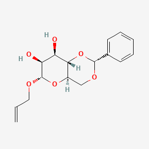 alpha-D-Mannopyranoside, 2-propen-1-yl 4,6-O-[(R)-phenylmethylene]-