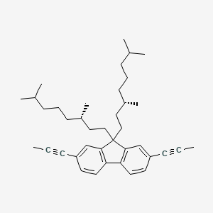 9H-Fluorene, 9,9-bis[(3S)-3,7-dimethyloctyl]-2,7-DI-1-propyn-1-YL-