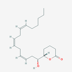 molecular formula C20H32O3 B12339596 (+/-)5,6-DHET lactone 