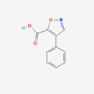 molecular formula C10H7NO3 B12339604 4-Phenyl-1,2-oxazole-5-carboxylic acid 