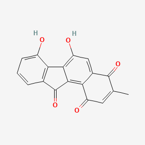 molecular formula C18H10O5 B1233961 Fluostatin A 