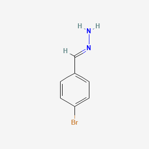 molecular formula C7H7BrN2 B12339618 [(4-Bromophenyl)methylidene]hydrazine 