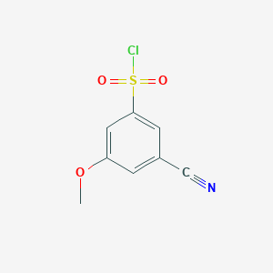 3-Cyano-5-methoxybenzenesulfonyl chloride