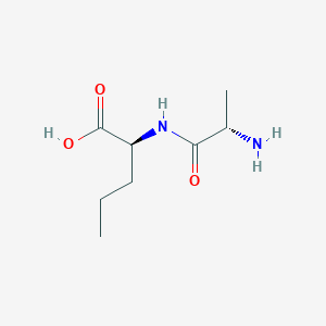 molecular formula C8H16N2O3 B12339671 H-Ala-nva-OH 