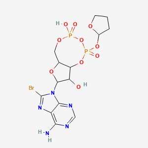 molecular formula C14H18BrN5O10P2 B12339674 8-Bromo-cADP-Ribose (8-Br-cADPR) 