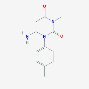 molecular formula C12H15N3O2 B12339688 Tetrahydropyrimidine-2,4-dione 