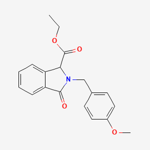 Ethyl 2-(4-methoxybenzyl)-3-oxoisoindoline-1-carboxylate