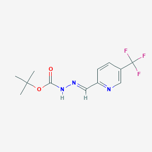 Hydrazinecarboxylic acid, 2-[[5-(trifluoromethyl)-2-pyridinyl]methylene]-, 1,1-dimethylethyl ester