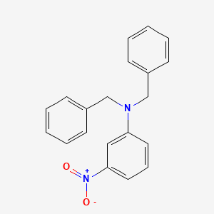 molecular formula C20H18N2O2 B12339778 N,N-Dibenzyl-3-nitroaniline CAS No. 29103-51-3