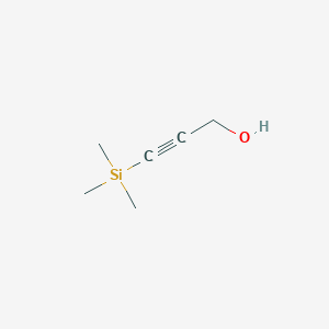 molecular formula C6H12OSi B123398 2-Propyn-1-ol, 3-(trimethylsilyl)- CAS No. 5272-36-6