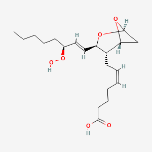 molecular formula C20H32O6 B1233980 15-Hydroperoxythromboxane A2 CAS No. 73151-69-6