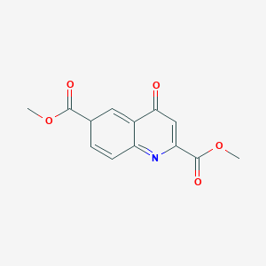 molecular formula C13H11NO5 B12339806 4-Oxo-1,4-dihydro-quinoline-2,6-dicarboxylic acid dimethyl ester 