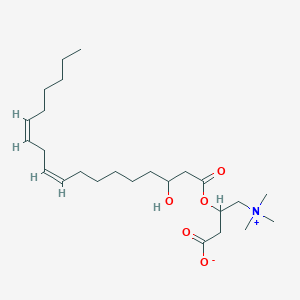 molecular formula C25H45NO5 B12339822 3-Hydroxylinoleoylcarnitine CAS No. 251981-04-1