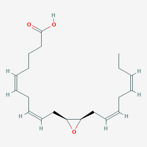 molecular formula C20H30O3 B12339838 (5Z,8Z)-10-[(2S,3R)-3-[(2Z,5Z)-octa-2,5-dienyl]oxiran-2-yl]deca-5,8-dienoic acid 