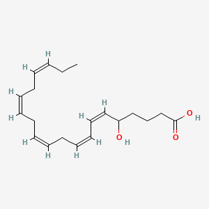 (5S,6E,8Z,11Z,14Z,17E)-5-hydroxyicosa-6,8,11,14,17-pentaenoic acid