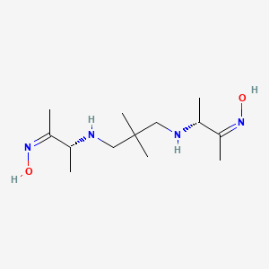 molecular formula C13H28N4O2 B1233986 meso-Hexamethylpropyleneamine oxime 