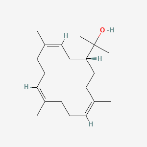 2-((R,3E,7E,11E)-4,8,12-Trimethylcyclotetradeca-3,7,11-trien-1-yl)propan-2-ol