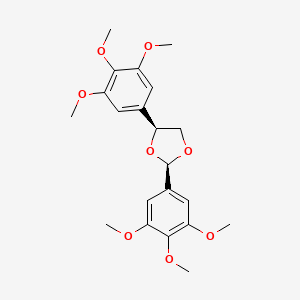 (2R,4S)-2,4-Bis(3,4,5-trimethoxyphenyl)-1,3-dioxolane