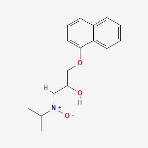 3-(1-Naphthoxy)-2-hydroxypropionaldehyde N-isopropylnitrone