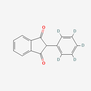 molecular formula C15H10O2 B12339986 Phenindione D5 