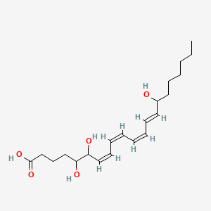 5S,6S,15S-trihydroxy-7E,9E,11Z,13E-eicosatetraenoicacid